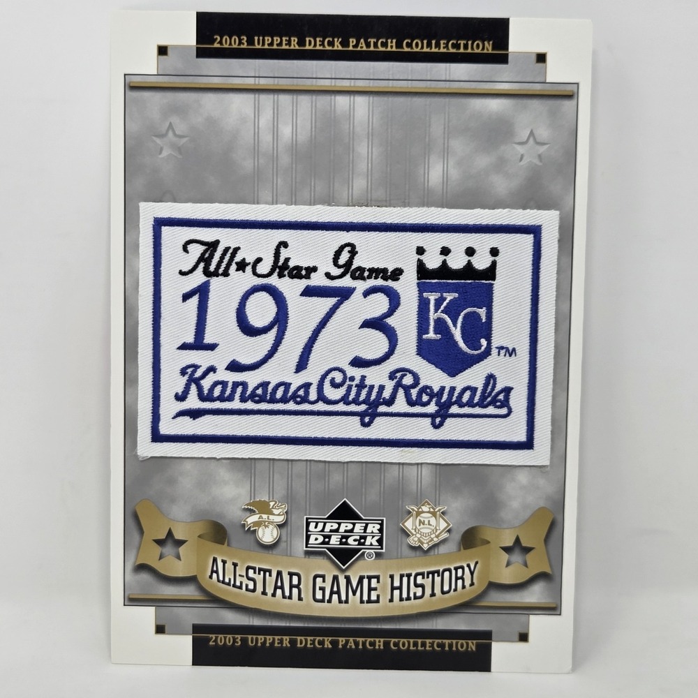 2003 Upper Deck Patch Collection - All-Star‎ Game History Patches Kansas City...